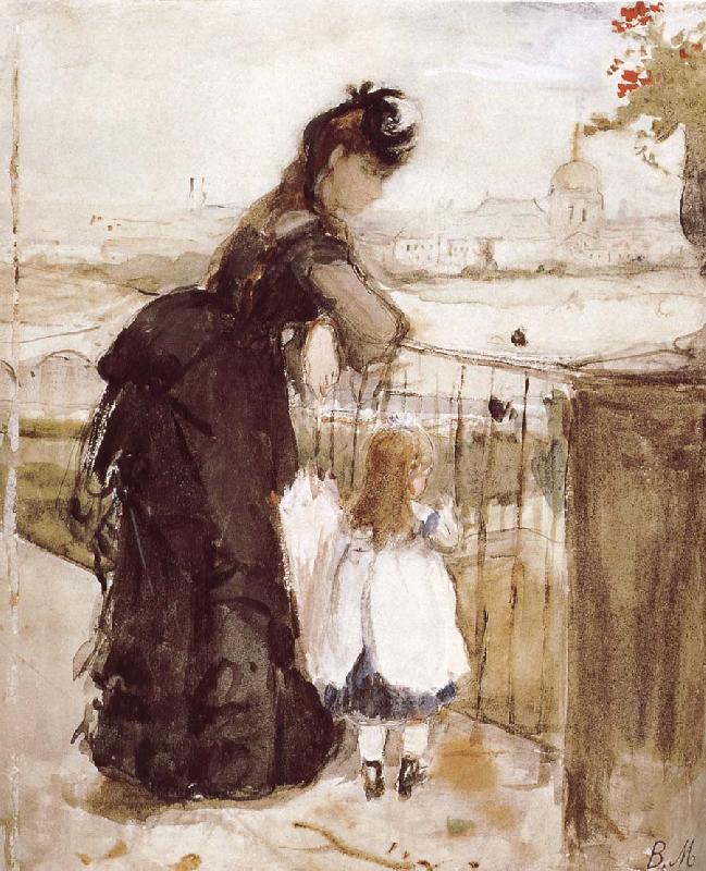 Berthe Morisot Balcony France oil painting art